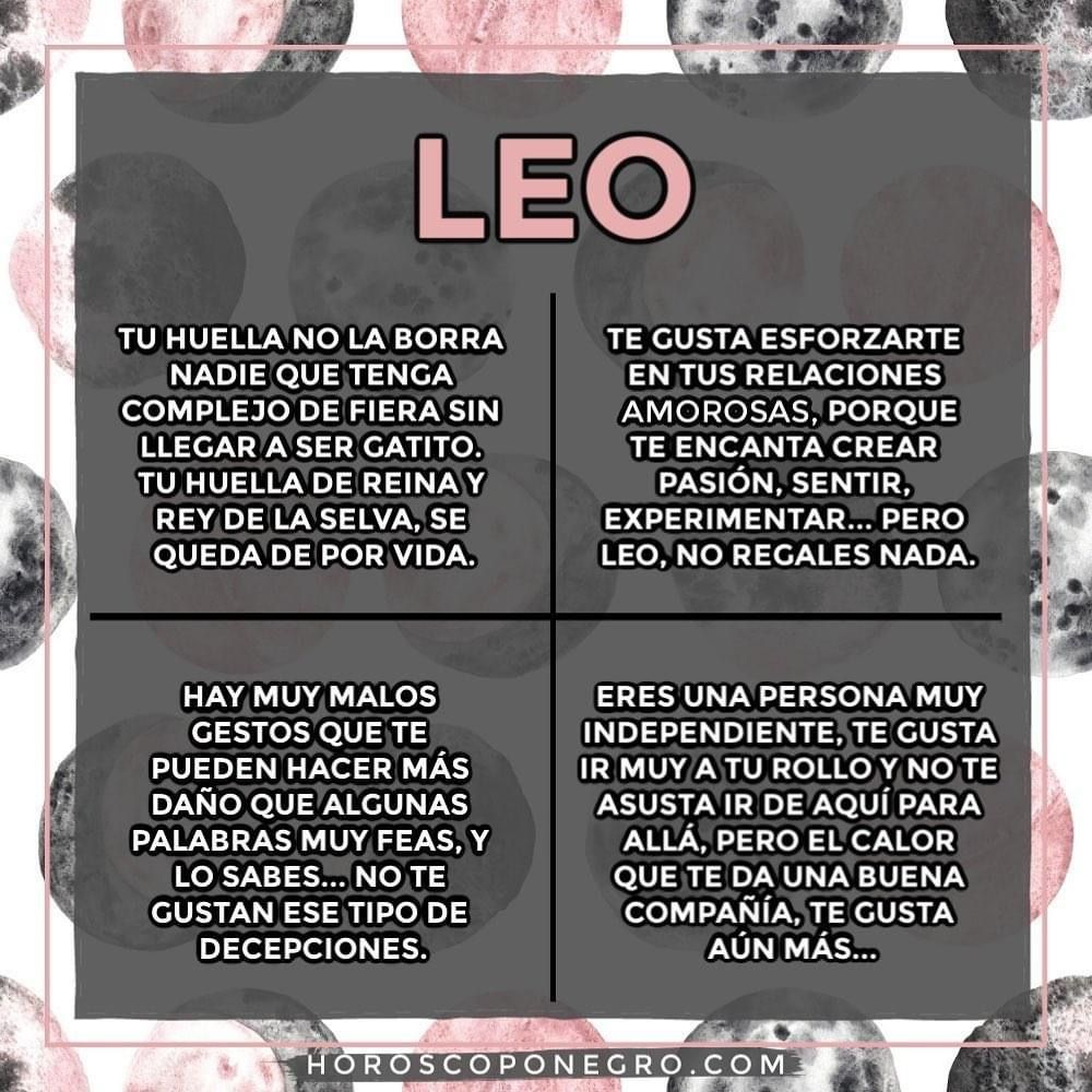 ¿Qué les gusta hacer a los Leo?