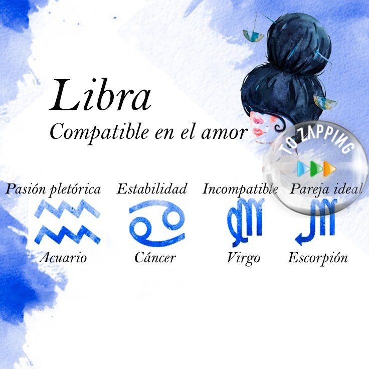¿Qué signo del zodiaco es compatible con Libra?